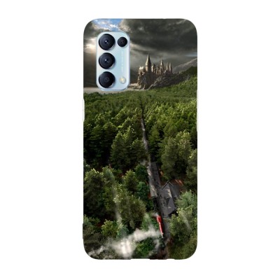 Husa compatibila cu Oppo A55, Viceversa, model Hogwarts Train Harry Potter, Silicon, TPU foto