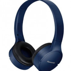 Casti Stereo Wireless PANASONIC RB-HF420BE-A, Extra Bass, On-Ear, Bluetooth 5.0 (Albastru)