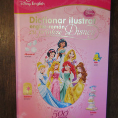 Disney English. Dicţionar ilustrat englez-român cu prinţese (500 cuvinte)