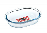 Vas de copt termorezistent Glass Bakeware, Ocuisine, 25x20 cm, sticla