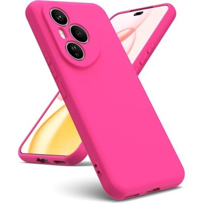Husa Soft Touch, slim, ALC Mobile, anti soc, compatibila cu Honor 400 Pro, Roz Aprins Tpu foto