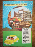 1974 Reclamă OJT Valcea comunism Hotel ALUTIUS Motel COZIA Motel CAPELA 19x12,5