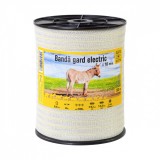 Bandă gard electric - 10 mm - 500&nbsp;m - 60&nbsp;kg - 0,45&nbsp;&Omega;/m