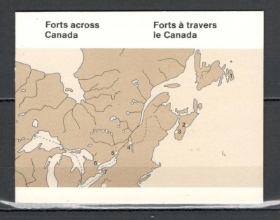 Canada.1985 Ziua Canadei-Forturi carnet SC.61 foto