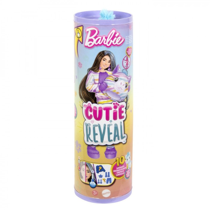 BARBIE PAPUSA BARBIE CUTIE REVEAL ZEBRA