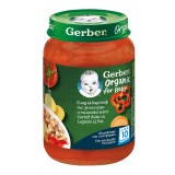 Piure bio din Cartofi dulci cu Legume și Pui, +10 luni, 190 g, Gerber