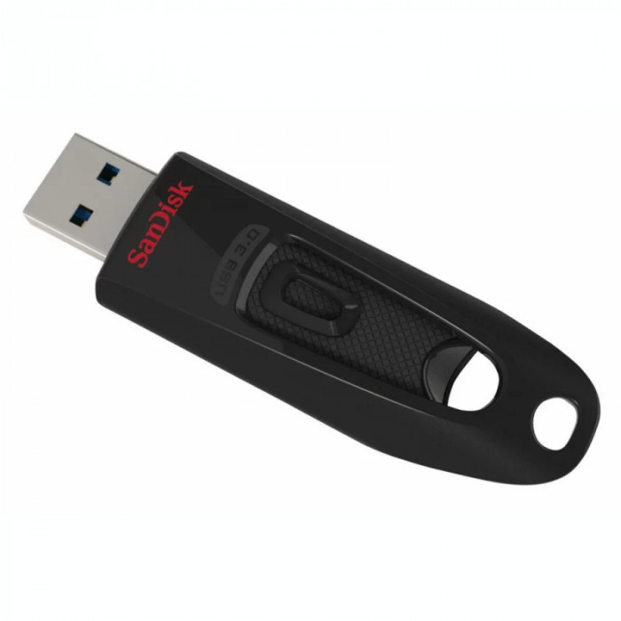 Memorie USB 3.0 SANDISK 16 GB retractabila carcasa plastic negru