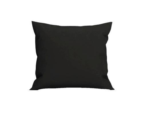 Perna decorativa patrata, 40x40 cm, pentru canapele, plina cu Puf Mania Relax, culoare negru