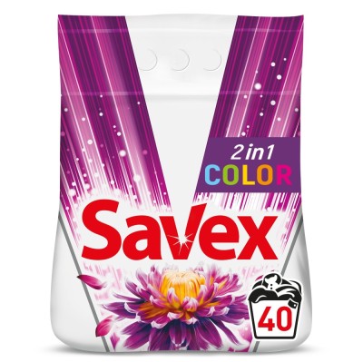 Detergent rufe, automat, Savex 2 in 1 Color, 4 kg foto