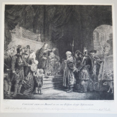 Gerbrand van den Eeckhout "Convicerat enim eos Daniel ..." gravura 1764