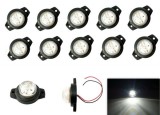 LED Indicator luminos lateral remorca Camion alb 12 / 24v