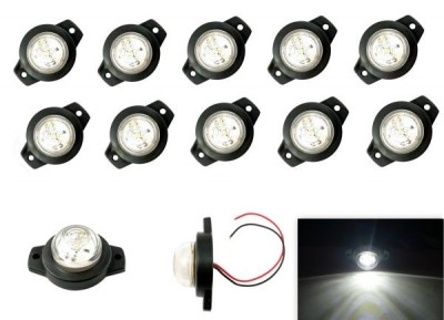 LED Indicator luminos lateral remorca Camion alb 12 / 24v foto