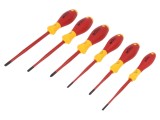 Kit Șurubelnițe Izolate 1kVAC Phillips și Plată SoftFinish, WIHA