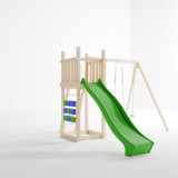 Complex de joaca din lemn prelucrat pentru copii BDR 1S2 MC, 4-6 ani, Unisex