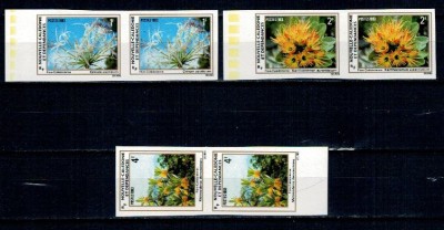 New Caledonia 1983 - Flori, flora, serie perechi ndt neuzate foto