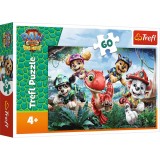 Puzzle Trefl 60 piese Patrula Catelusilor Dinozauri la Salvare