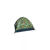 Cort camping, 4 persoane, impermeabil, cu husa, camuflaj, 190x190x125 cm, Malatec&nbsp;