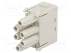 Conector HARTING Han-Modular&reg; HDC mamă 16A 830V 6 pini crimpat