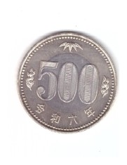 Moneda Japonia 500 yen 2024, stare foarte buna, curata