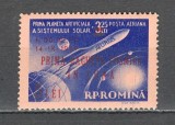 Romania.1959 Posta aeriana:Prima racheta-supr. ZR.166