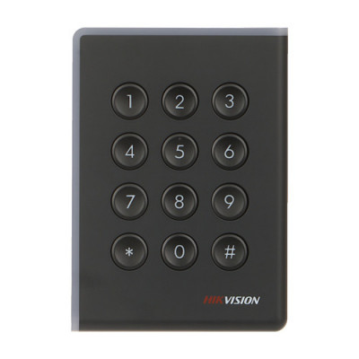 Cititor de proximitate MIFARE 13.56 MHz cu tastatura integrata -HIKVISION DS-K1108AMK SafetyGuard Surveillance foto