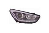 Far Hyundai Ix35 (Lm), 09.2013-09.2015, montare fata, dreapta, cu lumini de zi tip LED; HiR2+PY21W; electric; fara motor; halogen, OEM/OES