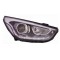 Far Hyundai Ix35 (Lm), 09.2013-09.2015, montare fata, dreapta, cu lumini de zi tip LED; HiR2+PY21W; electric; fara motor; halogen, OEM/OES