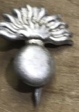 (N) [Militaria Rom&acirc;nă] &Icirc;nsemn Guler Rever Grenadă Aprinsă - Jandarmi/Pompieri