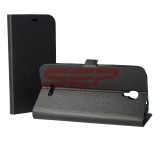 Husa Flip Stand Magnetica Neagra Alcatel Pixi 3 (4) 4013X