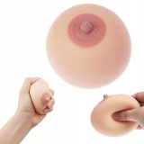 Minge antistres gel &icirc;n formă de s&acirc;ni, moale, diametru aprox. 8 cm &ndash; cadou amuzant