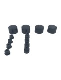 Set 4 Butoane Aragaz Cuptor Electric Universale Negre cu Adaptoare