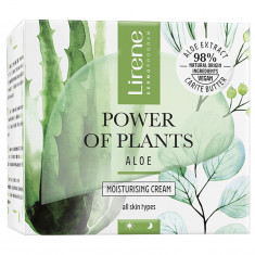 Crema hidratanta pentru zi si noapte Aloe Power Of Plants, 50ml, Lirene