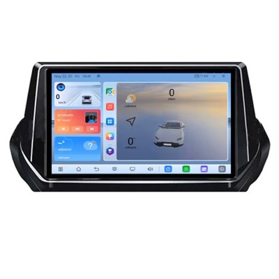 Navigatie Peugeot 2008 2020- Android ecran Qled 2K Octa core 8+128 Kit-209-2020+EDT-E409V3 CarStore Technology foto