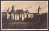2844 - HUNEDOARA, Hunyad Castle, Romania - old postcard real Photo - used - 1937, Circulata, Fotografie