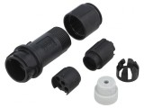 Conector Circular 6 PIN fără Contacte pe Cablu