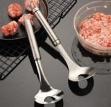Set 2 Linguri Inox Argintii pentru Chiftelute si Perisoare, 24cm - Ustensile Bucatarie