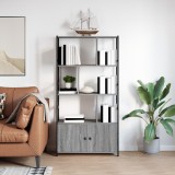 VidaXL Raft pentru cărți sonoma gri 80 x 30 x 155.5 cm Lemn compozit