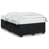 Cumpara ieftin Cadru de pat fara saltea, negru, 120x200 cm, catifea