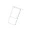 Suport SiM Huawei P9 (2016), EVA-L09, Ceramic Alb