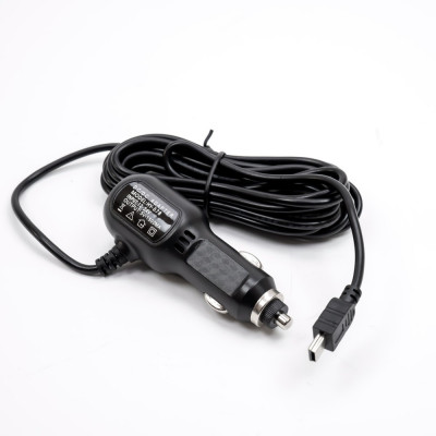 Incarcator auto PNI cu mufa mini USB 12V/24V - 5V 1.5A, pentru DVR auto, lungime cablu 3.5m PNI-MINIU1A foto