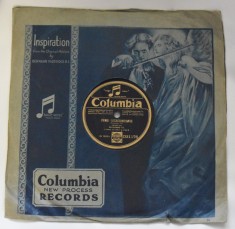 Zavaidoc Th. - Foaie verde flori marunte / Femei necredincioase - disc ebonita patefon/gramofon Columbia