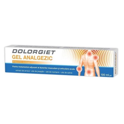 Gel Analgezic Dolorgiet 130ml Zdrovit foto