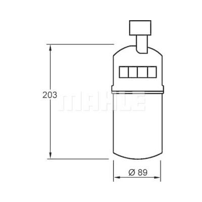 Filtru uscator aer conditionat Renault Grand Scenic 2004-2009, Kangoo 2003-2008, Kangoo 2008-, Kangoo 1997-2003, Megane 2002-2008, Megane 1999-2003, foto