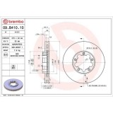 Set disc frana Nissan Cabstar (F24m F24w) 09.06-12.13, Fata, 276X28mm, ventilat, BREMBO