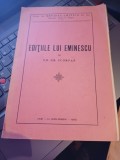 Gr. Gr. Scorpan - Edițiile lui Eminescu