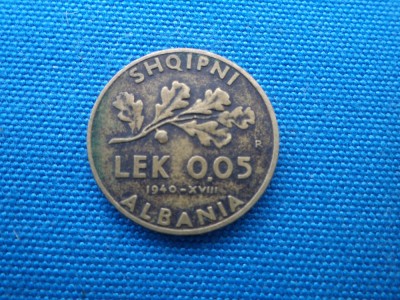 LEK 0.05 1940 ALBANIA foto
