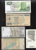 Set 5 bancnote de prin lume adunate (cele din imagini) #438, America Centrala si de Sud