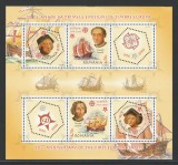 Romania 2005 LP 1691 b - Europa CEPT 50 de ani, Cristofor Columb bloc