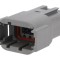 Conector cablu-cablu ATM 8 pini gri IP67