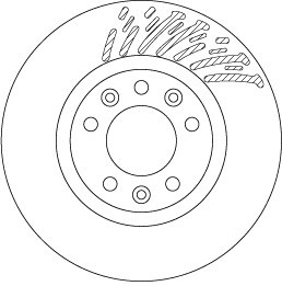 TRW DF6657 Disc frana foto